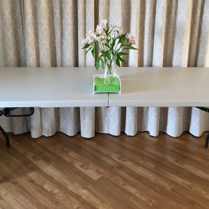 2400 x 760 FOLD IN HALF TABLE