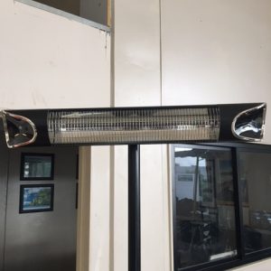 Electric patio heater with stand