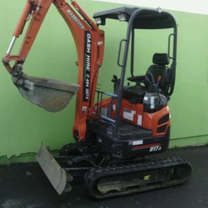 1.7 TON KUBOTA DIGGER WITH TRAILER