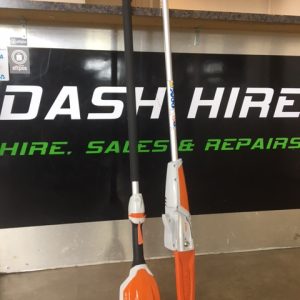 Battery pole chainsaw110.00 day hire/
